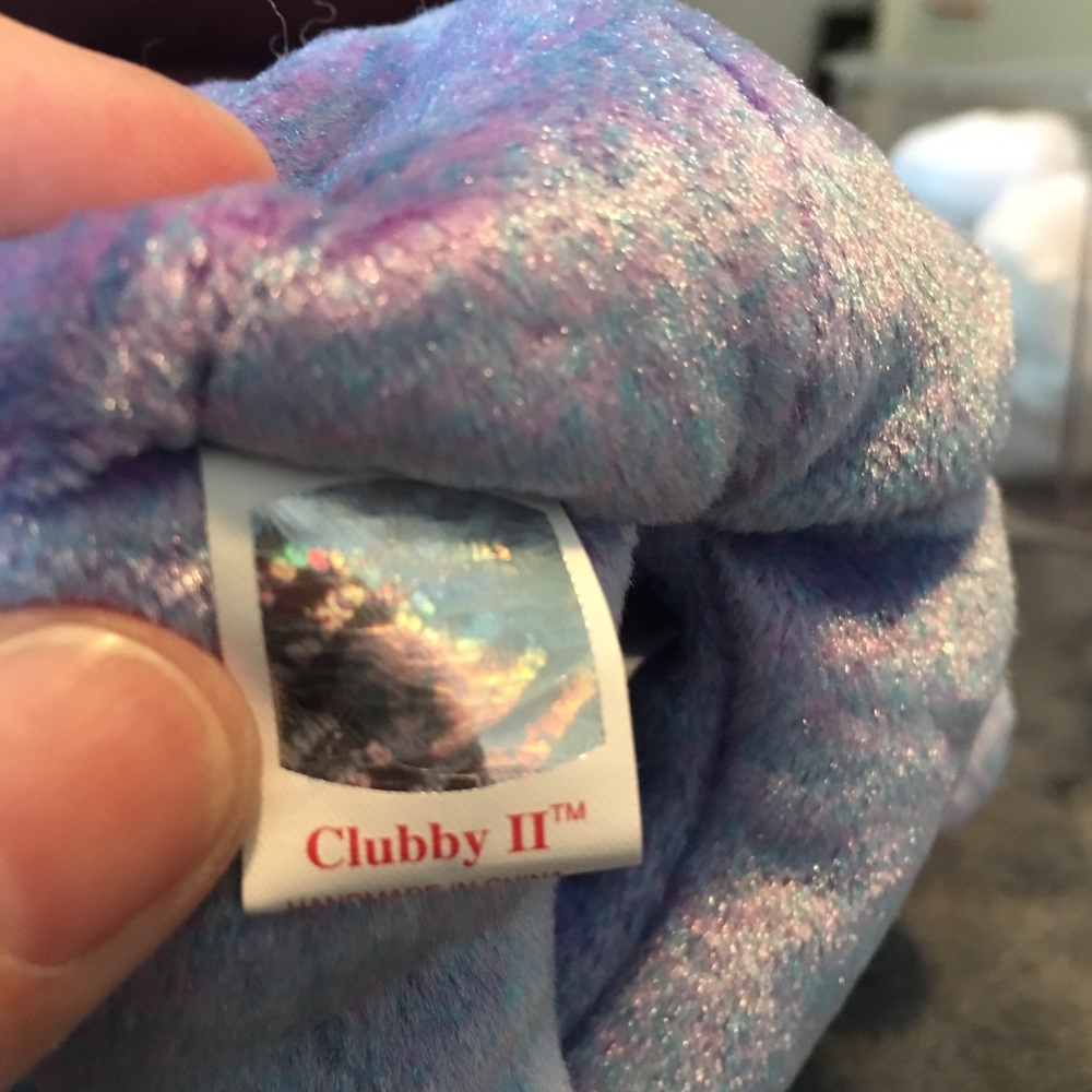 Clubby II Beanie Bear - Picture 3 of 3